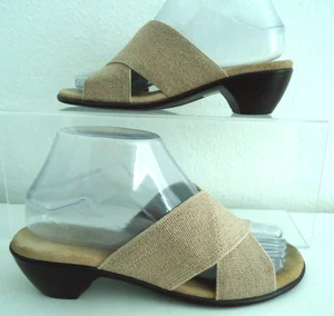 Charleston sandali donna beige elasticizzati taglia 7/37 - Foto 1 di 12