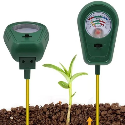 NEW SOIL LAWN FLOWER PLANT TEST METER GARDEN TESTER pH NPK L3O6 - Image 1 of 4
