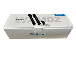 Bietrun WXM02 UHF Dual Wireless Microphone - Picture 1 of 7