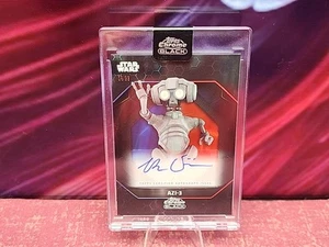 2024 Topps Chrome Black Star Wars AZI-3 Ben Diskin Auto /99 Sealed - Bild 1 von 9