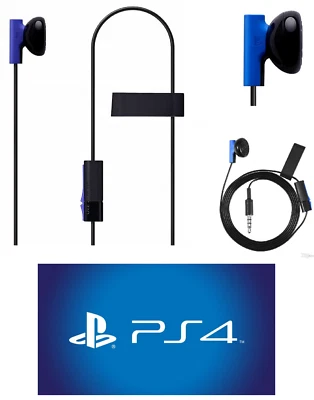Sony Playstation 4 PS4 Mono Chat Earbud, Headphone with Mic - Image 1 of 4