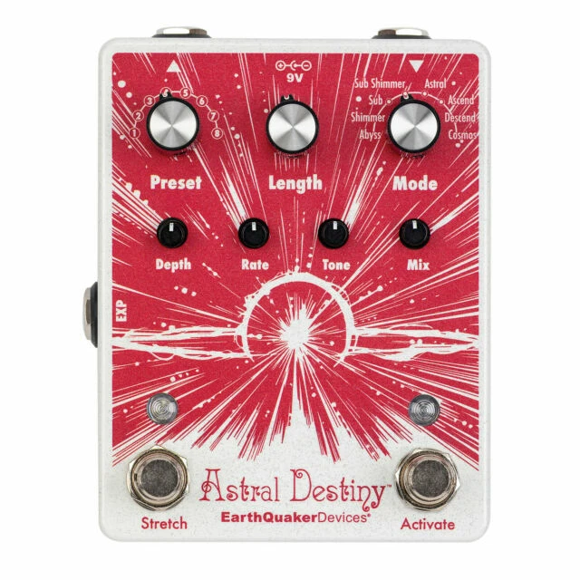 EarthQuaker Devices Astral Octave Reverb Pedal - Multicolor (EQDASTDV1USA)