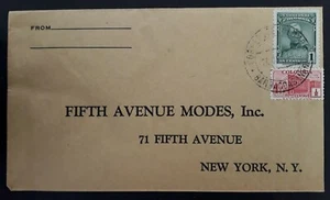 1941 Colombia Cover ties 2 stamps canc Barbacoas to USA - Picture 1 of 2