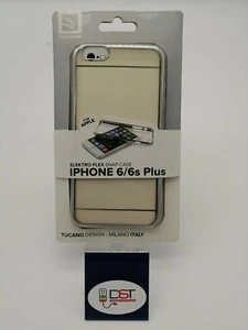 Cover TUCANO per Apple iPhone 6/6 Plus ELEKTRO FLEX SNAP CASE Argento - Foto 1 di 3