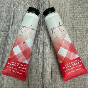 Bath & Body Works Gingham Love crema mani burro di karitè 1 oz 2 pezzi mini viaggio - Foto 1 di 2
