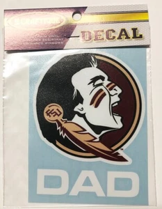 Florida State University Seminoles DAD Decal #2 FSU Dad Car Window Sticker - Picture 1 of 1