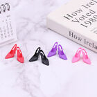 5Pairs/lot High Heel Doll Shoes For Doll Shoes Sandals Princess Foot Wear  D  XK