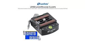 Leofoto LR-50 50mm Quick Release Lever Clamp with NP-50 Plate - Picture 1 of 6