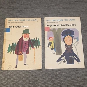 x2 Vintage The Old Man Roger And Mrs Blue Hat 70s/80s One Two Three And Away - Picture 1 of 12
