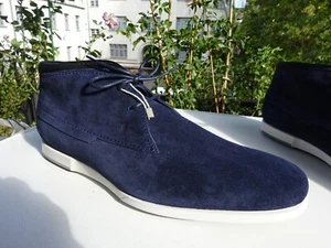 TOD`S TODS Premium Herr Schuhe Stiefel Wildleder Blau Italy Gr.47,5(UK12,5) Neuw - Bild 1 von 20