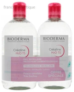 Bioderma Créaline H2O TS Micellar Cleansing Water 2 x 500ml - Picture 1 of 1