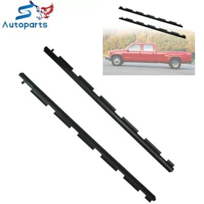 Outer Front Window Sweep Weatherstrip Seal Pair Set for Chevy GMC Pickup Truck - Image 1 of 4