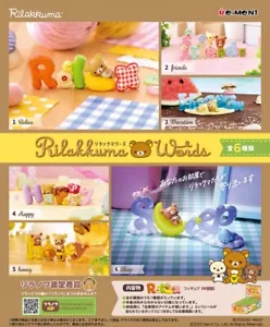 Re-Ment: Rilakkuma - Wörter (Komplettsatz) - JAPAN IMPORT - US-Verkäufer - Bild 1 von 11