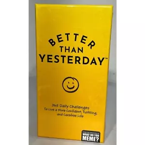Nueva caja sellada. Better Than Yesterday 365 tarjetas de desafío diario, potencia el cambio - Imagen 1 de 5
