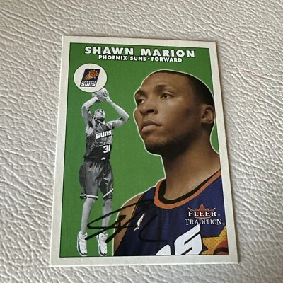 2000-01 Fleer Tradition  #78 Shawn Marion Phoenix Suns - Image 1 of 2