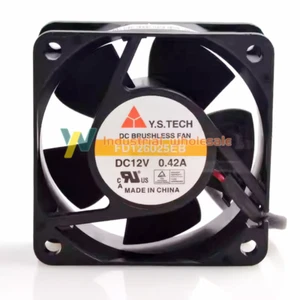 1pc brand new FD126025EB Y.S. TECH Cooling Fan 6cm 12V 0.42A 60*60*25MM - Picture 1 of 5