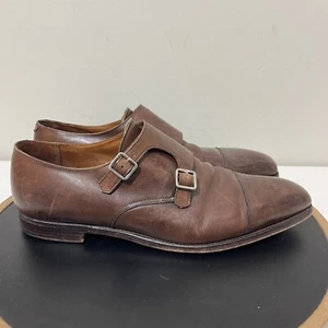 Crockett & Jones Harrogate Double Monk Size 10.5 E UK 14 B US Dress Shoe Calf - Picture 1 of 17