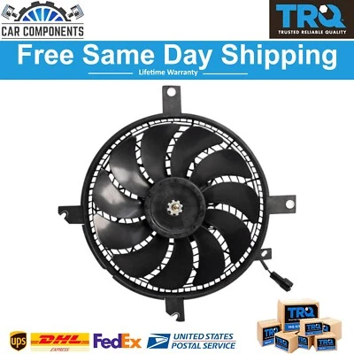 TRQ New A/C Condenser Cooling Fan Assembly For 1999-05 Suzuki XL-7 Grand Vitara - Image 1 of 4