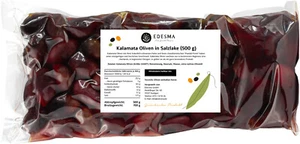 15,40 €/kg - EDESMA Kalamata Oliven in Salzlake eingelegt 500 g - Bild 1 von 1