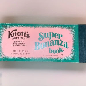 Knott’s Berry Farm Super Bonanza Book - Picture 1 of 5