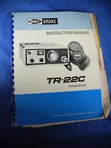Drake TR-22C Transceiver Original Instruction Manual (FREE SHIPPING!) - Zdjęcie 1 z 5