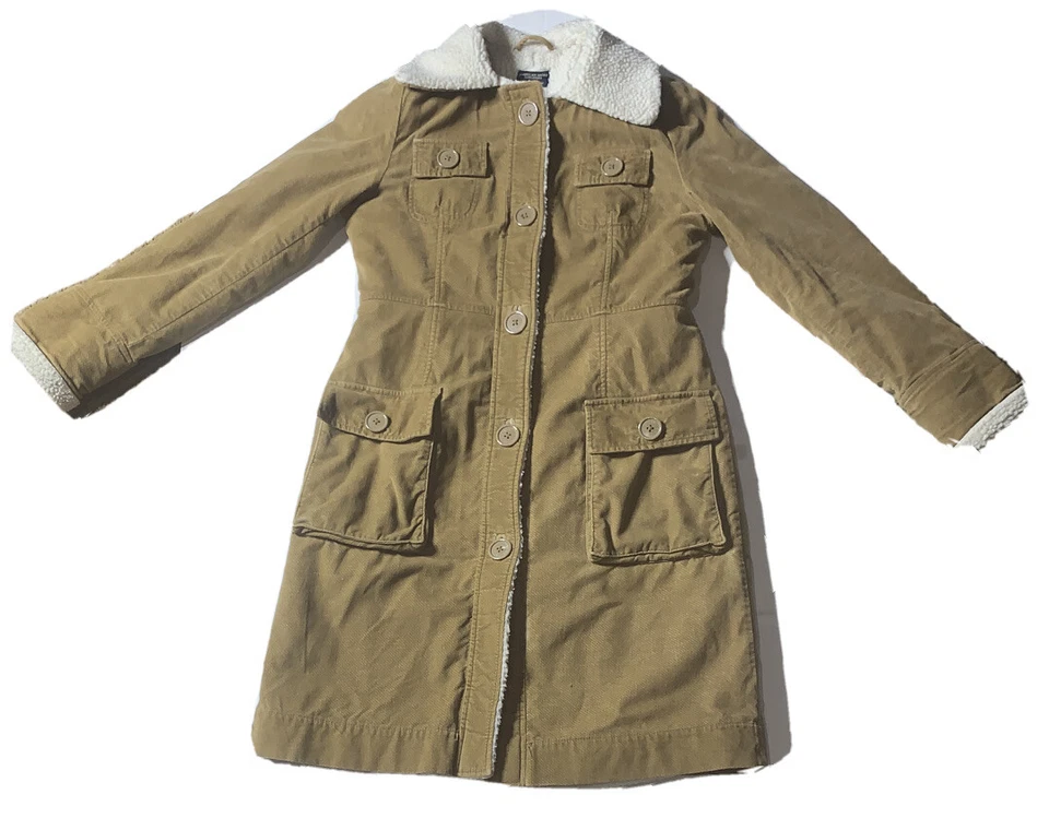 Usado - Abrigo de Sherling American Eagle Outfitters Botón Delantero Para Mujer (Talla M) Foto 1 de 4