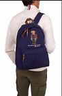 Ralph Lauren Polo Bear Canvas Backpack - Navy Blue | New w/ Tags $228 Luxury