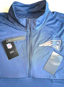 NEW NIKE, MENS SIZE XXL, NEW ENGLAND PATRIOTS PACER 1/4-ZIP JACKET, MSRP $70.00!