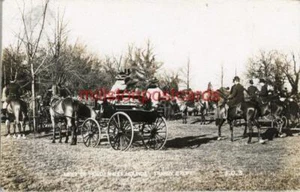 REAL PHOTO POSTCARD MEET OF HOLDERNESS HOUNDS, TRANBY CROFT, EAST YORKSHIRE #3 - Picture 1 of 2