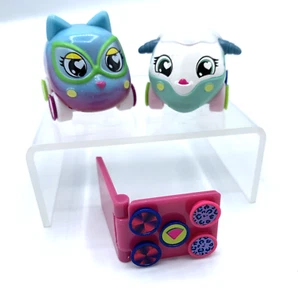 2 1/4" Long Rolling Cat + Sheep + 13 Extra Charms Ritzy Rollerz Tomy - Picture 1 of 11