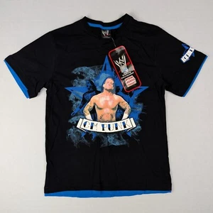 WWE CM Punk Size 16 Black Youth T-Shirt Authentic Official Merch Tee New - Picture 1 of 8