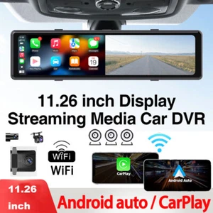 3CHS Lens WIFI Car Mirror Rear Camera Security Dash Cam Carplay Android Auto T6 - Picture 1 of 12
