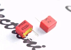 10pcs - WIMA FKP2 470P (470pF 0,47nF) 250V 2.5% pitch:5mm Film Capacitor - Picture 1 of 5