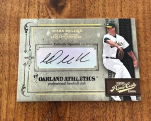2004 Playoff Prime Cuts Signature Century Gold Auto #20 Mark Mulder /10 - Picture 1 of 2