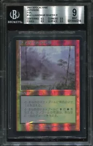 Llanowar Wastes BGS 9 Foil Japanese Apocalypse Graded MTG Magic #3998 - Picture 1 of 2