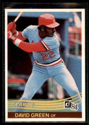 1984 Donruss David Green #425 St. Louis Cardinals - Image 1 of 2