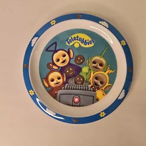 Teletubbies Kids Melamine Plate 1996 Ragdoll Tinky Winky Po Dipsy Laa-Laa - Picture 1 of 4