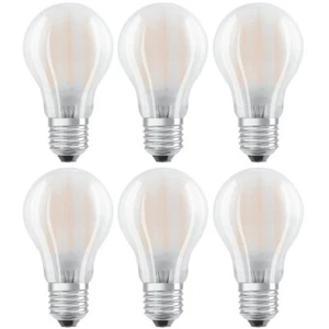 6 x Osram LED Filament Lampen Birnenform 4W = 40W E27 matt 470lm warmweiß 2700K - Bild 1 von 5