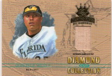 2004 Diamond Kings Diamond Cut Bats Baseball Card #18 Dontrelle Willis/100
