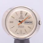 0 Omega At Tool107 Geneva Dynamic Day Date Silver Dial Top Only Men's Watch 240A