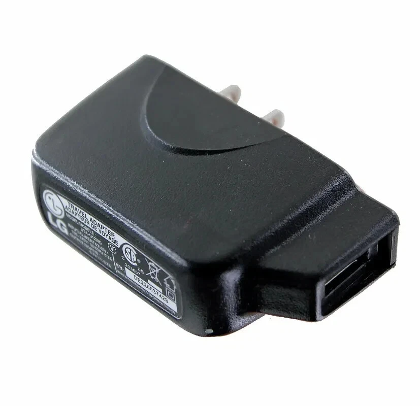 Adaptador de viaje LG (STA-U12) 5V 0,7A para dispositivos USB - negro Foto 1 de 1