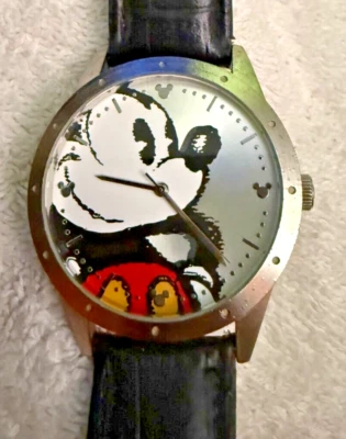 DISNEY CLASSIC MICKEY MOUSE BIG HEAD WATCH, LIMITED RELEASE- USED, NEEDS BATTERY - Image 1 of 3