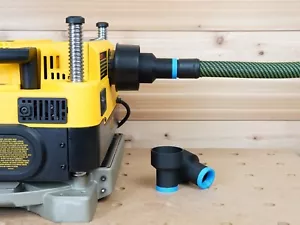 27 mm Schlauchadapter für Dewalt DW735 Hobel, kompatibel mit Festool 27 mm Schlauch - Bild 1 von 4