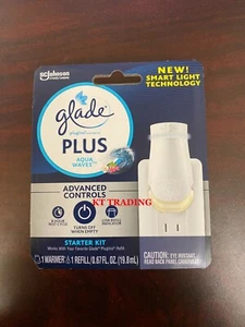 Glade PlugIn PLUS Smart Light Scented Oil Air Freshener STARTER KIT ~ AQUA WAVES - Bild 1 von 12
