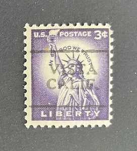 Vista, Calif. Type 701 Precancel - 3 cents Statue of Liberty U.S. #1035 OG-NH - Picture 1 of 1