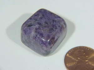 PERO AAA Charoite ruso forma libre pulido pieza espécimen gema lapidaria 7326B - Imagen 1 de 1