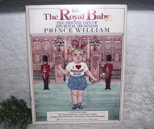 1983 Vintage Paper Doll Book Prince William The Royal Baby Great Britain - Picture 1 of 3