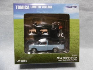 Tomica Limited Vintage Lv-195B Datsun Truck 1500 Deluxe With Figyaa - Picture 1 of 5