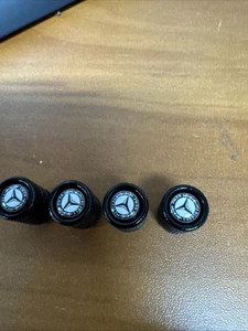4x Mercedes Benz Tire Air Valve Stem Cap Fits Most Cars, Trucks & SUVs NEW - Picture 1 of 4