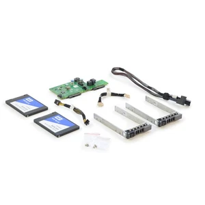 Flex-Bay + Cables for Dell PowerEdge R730xd 12-Bay +2x SFF Caddies +2x 500GB SSD - Picture 1 of 1